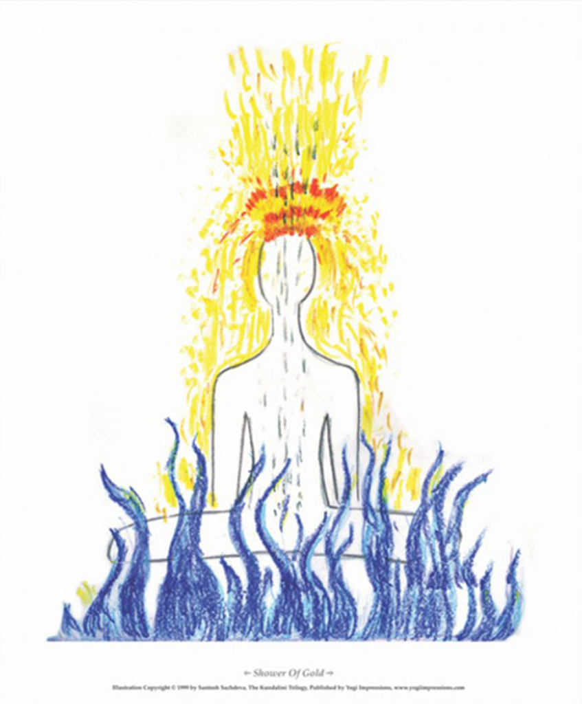Kundalini Print – Shower Of Gold